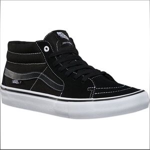Vans Black and White Sneakers